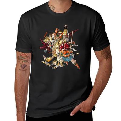 Футболка CHRONO TRIGGER свитшот корейская мода мужские футболки с графикой аниме