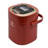 Kumazaki Aim Multi Cooker Cooking Jewelry Box Cups Comes with Original Recipe Book Supervised by Hikomaro Hikomaro's MC-107H 0.5~2.5 (Red)
