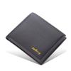 Baellerry Мужской короткий кошелек, классический дизайн, двойные кошельки из искусственной кожи, винтажный модный мужской кошелек, держатель для карт