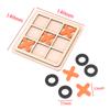 Xo Wood Board Game Toy Игра для взаимодействия родителей и детей Игра-головоломка Игрушки