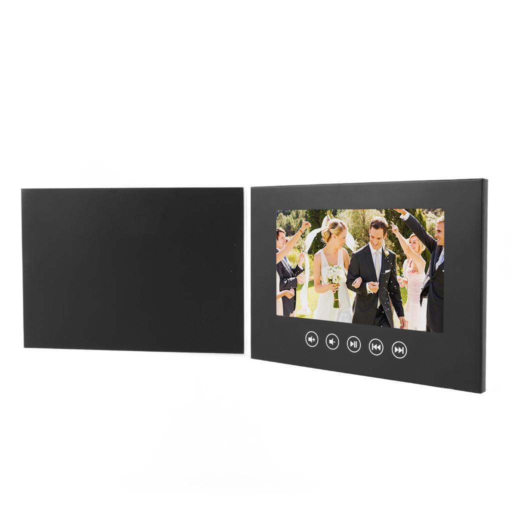 Electronic Greeting Card LCD Color Screen Customizable Video Brochure for Product Promotion Wedding