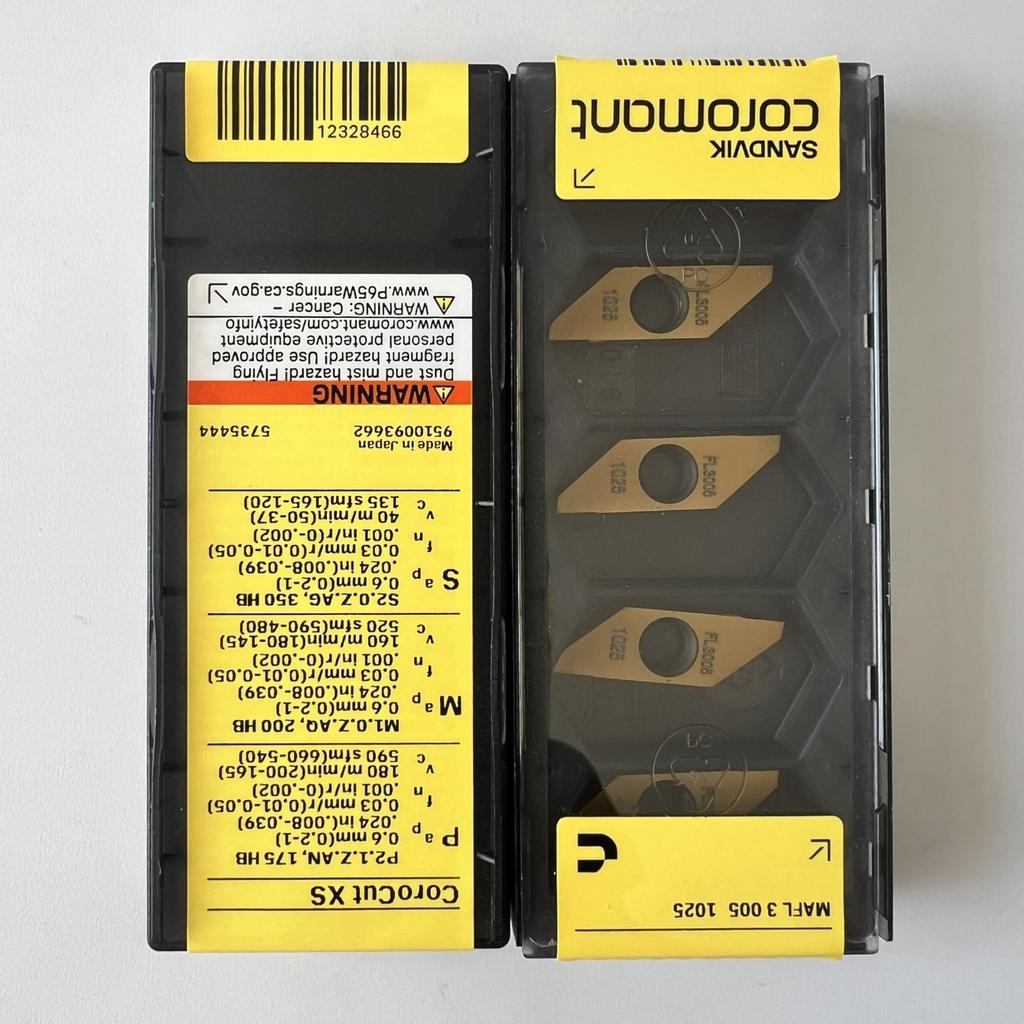 SANDVIK / MAFL3005 1025 / Original Swedish hard alloy blade 10 Pcs