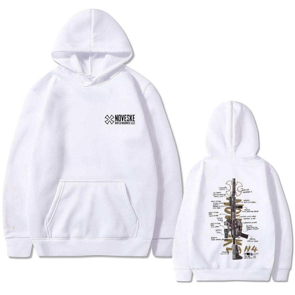 NOVESKE N4 Тактический Армейский Фан-клуб Наружные Тренировки Соревнования Худи Мужчины Женщины Мода Оверсайз Худи Мужчина Винтажный Пуловер