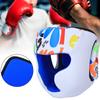 BN FIGHT Graffiti Children Helmet Heads Guard Protective Gear for Boxing Muay Thai Taekwondo TrainingS size  white