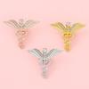 Цинк Цинковый сплав Броши Крылья ангела Змея Воротник рубашки Лацкан Значок Милый Мужской Подростковый