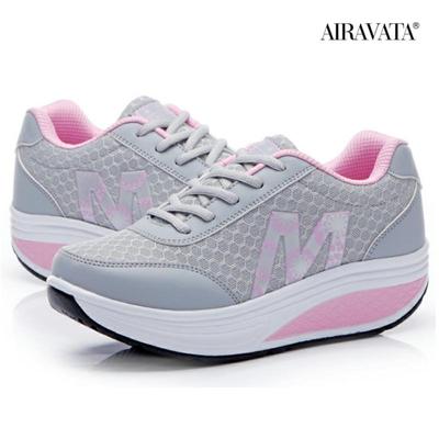 Женская обувь для фитнеса, спортивная дышащая обувь, сетчатые повседневные кроссовки на платформе, размер 35-40