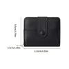 Pu Leather Women Short Wallet Lychee Pattern Bank/ID/Credit Card Holder Business Purse  Outdoor