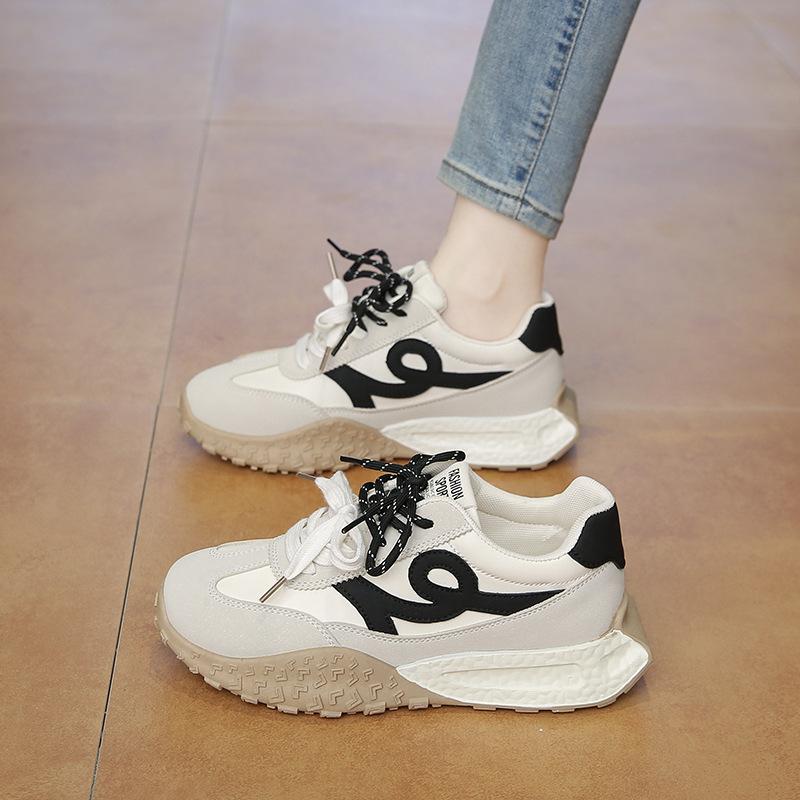 Женские немецкие тренировочные кроссовки на платформе, весна 2025, новая цветовая гамма, кроссовки Форреста Гампа, повседневные универсальные нескользящие беговые спортивные кроссовки для папы