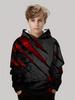 Autumn Classic Kids Clothes Boys Hoodies Long Sleeve Stripe 3D Print Street Loose Comfort Outdoor Boys Top Children's Clothing