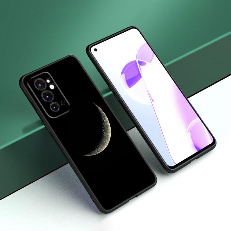 Moon Stars Space Astronaut Black Phone Case For OnePlus 9 10 11 12 ACE 2V Pro 9RT 10T 10R Nord CE 2 3 Lite N10 N20 N30 5G