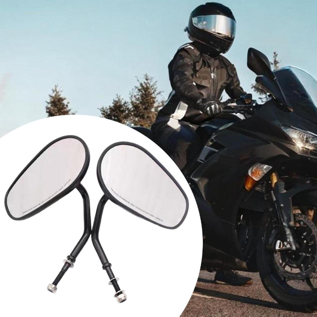 2 шт. Зеркала заднего вида для мотоцикла Высокопроизводительные детали Прочные Практичные Профессиональные