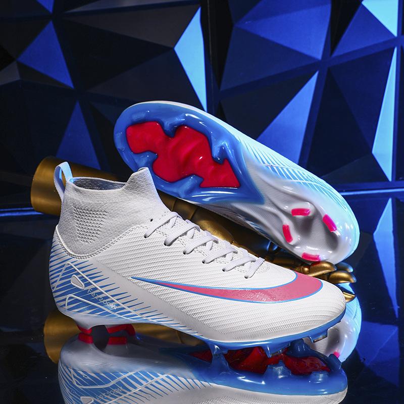 Новые детские футбольные бутсы-ассасины, мужские с длинными шипами и женские с ломаными шипами, для соревнований на искусственной траве, профессиональные тренировочные бутсы