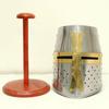 Medieval Crusader Knight Helmet Wearable Armor  Gothic Knight Helmet Historical Replica Medieval Arsenal LARP Reenactment