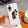 Case For Huawei P10 P20 P30 P40 P50 P Smart Pro 2019 Y9s Phone Cover Fashion Love Heart Matte Soft Silicone Shockproof Transparent For Huawei Bumper