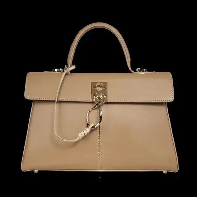 Женская модная сумка через плечо, высококачественная легкая кожаная сумка класса люкс, сумка-портфель, сумка через плечо для поездок на работу