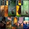 Deer Hunting Camo Phone Case For Samsung A02 A03 A03S A04 A04S Galaxy A55 A35 A25 A15 S10 Lite A9 A8 A7 A6 Plus A90 A80 Cover TP