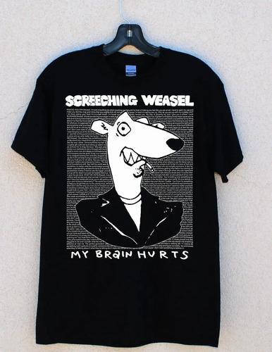 Unisex shirt Cotton Oversize Large Size Screeching Weasel