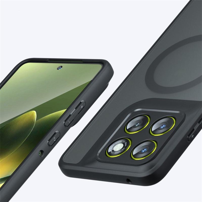 Для Moto Edge 70 / Moto X70 Air Чехол Броня Матовый Матовый Прозрачный Магнитный Беспроводная Зарядка Жесткий Чехол для Телефона