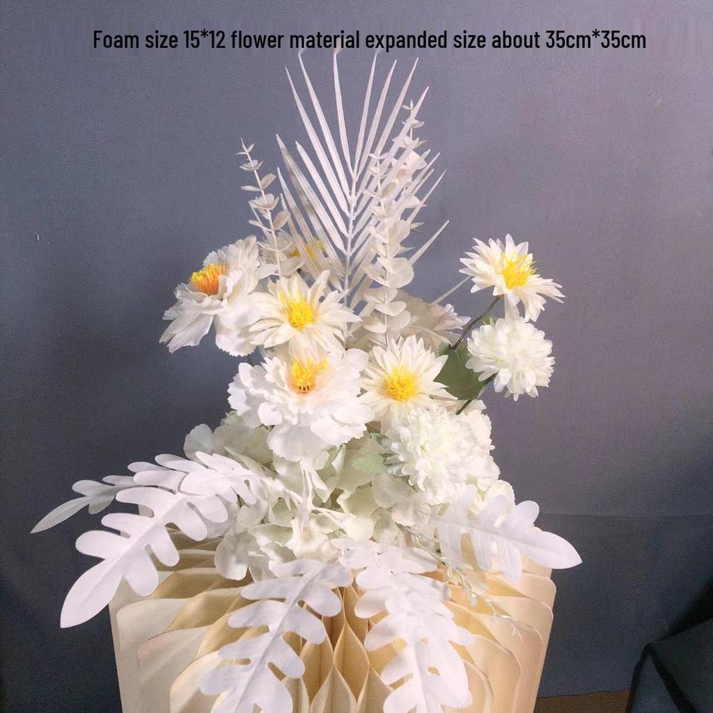 Большой набор для украшения свадебной дорожки и Т-сцены из шелковых цветов