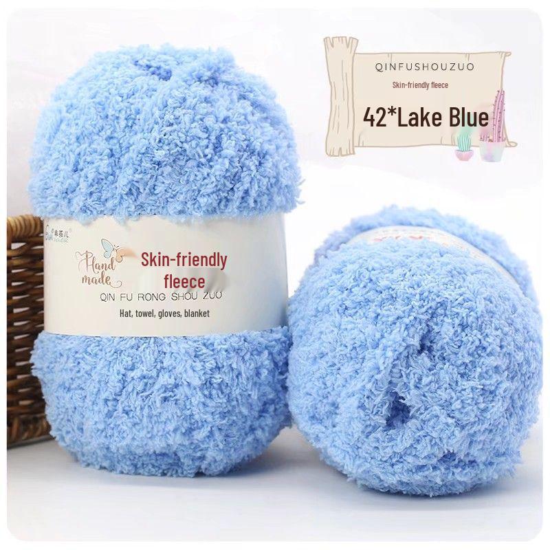 Coral Fleece Yarn Towel & Scarf DIY Material Pack