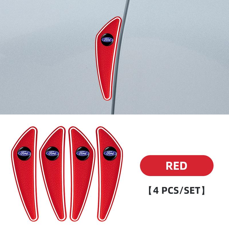 4pcs Car Door Anti-collision Bumper Strip Trim Protector Stickers For Ford Mondeo MK1 MK2 MK3 MK4 MK5