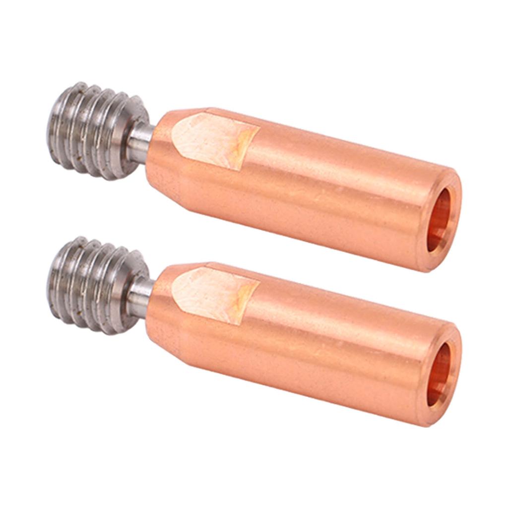 2Pcs 3D Printer Throat Nozzle Ti Alloy Copper Bimetal for Ender 3 3 V2 3 Pro Hotend 1.75mm Bore