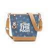 New Disney Winnie The Pooh Series Fabric Shoulder Bag Women's Denim Blue DHF51792-C