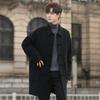 Осенне-зимнее новое шерстяное пальто мужское среднее и длинное шерстяное пальто длиной до колена корейской версии