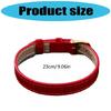 Браслет из нержавеющей стали с магнитной застежкой, мягкий кожаный ремешок, регулируемый размер для мужчин и женщин, подарок