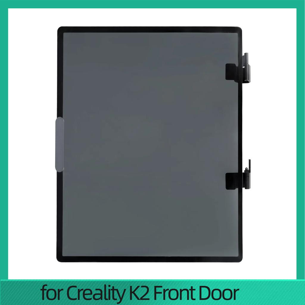 Для Creality K1 / K2 Plus / K1 Max / K1C Комплект стеклянных передних дверей Creality Оригинальное стекло 302×372×3 мм Комплект верхнего стекла K2 Plus