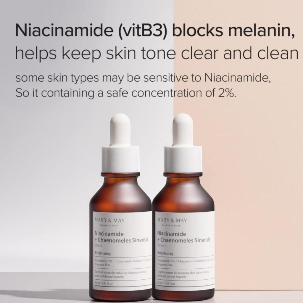 Mary&May Ниацинамид + сыворотка Chaenomeles Sinensis 30 мл