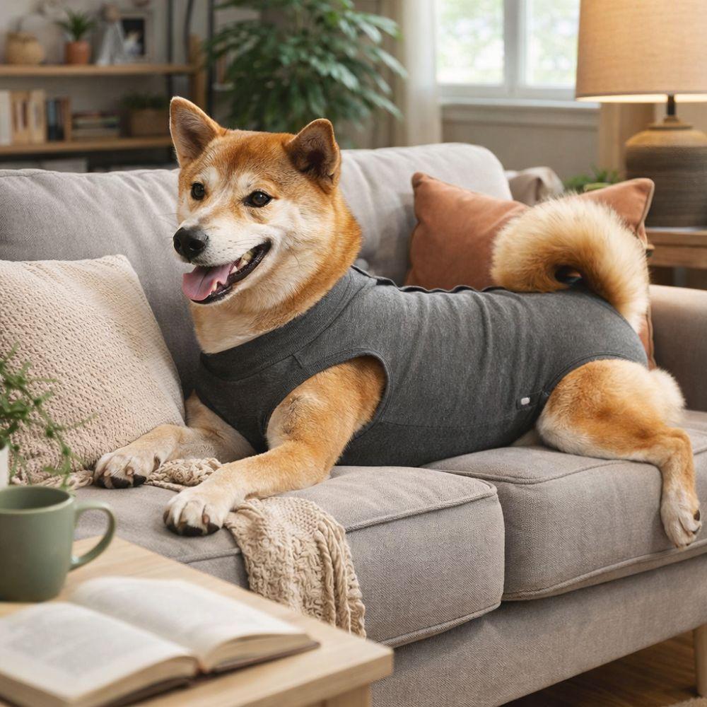 Comfortable Dog Sterilization Suit Elastic Cat Jumpsuit Cat Weaning Suit Travel Use