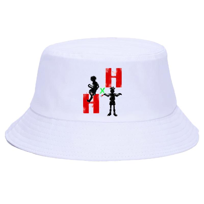90-е годы японского аниме Hunter X Hunter шляпа женская унисекс панама-ведро дизайн плоский козырек рыбацкая шляпа Hunter X Hunter аниме