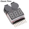 1-8S LED Low Voltage Buzzer Alarm Lipo Voltage Indicator Checker Tester