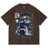 230 Gsm 100% Cotton Jujutsu Kaisen V43 Maki Print Unisex Heavy Cotton T Shirt