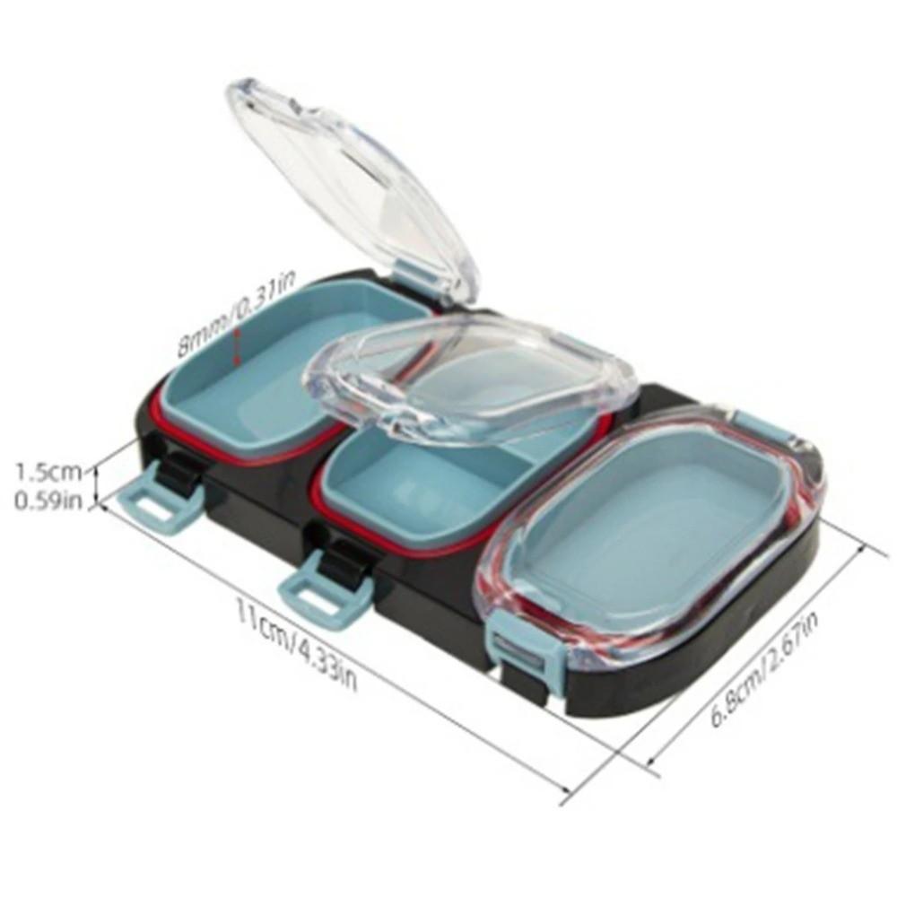 Magnetic Bait Storage Box Easy To Carry Fishing Gear Organizer Gear Fishing Hooks Box  Fishing