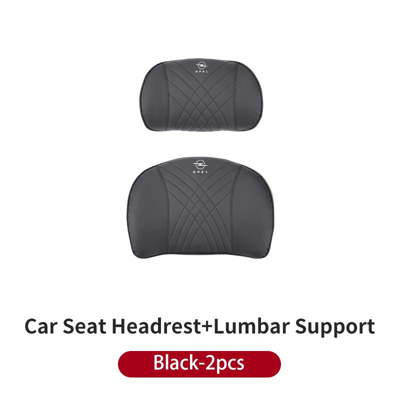 AAAYQ1 Car Seat Headrest Lumbar Support Neck Pillow Cushion Backrest For Opel Corsa Astra Insignia Vectra Zafira Meriva Mokka Grandlan