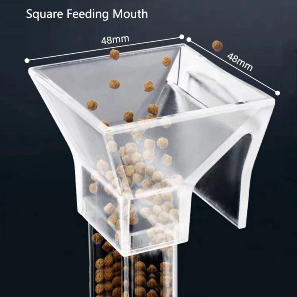 Акриловая трубка-кормушка для аквариума с присоской, кормушка, новая тарелка для кормления креветок