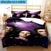 3PCS vampire Saga Romance 3pcs Bedding,Including 3PCS Duvet Cover And 2pcs Pillowcases Perfect for Christmas,Ideal for Bedroom, Dormitory