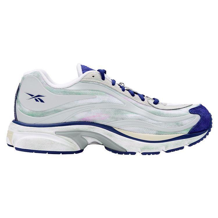 Reebok Rbk Premier Pump Paris Trainer Прочные Дышащие Низкие Кроссовки Унисекс Белый Синий 100210110