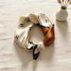 Simulation Silk Satin Silk Scarf Solid Color Magnetic Silk Scarf Lazy Silk Scarf Pearl Magnetic Silk Scarf Neck Small Scarf