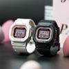 Casio Серия BABY-G Сезон цветения сакуры Макаронные цвета Радиоуправляемые Ударопрочные На солнечных батареях Кварцевый механизм Ремешок из смолы Японские и корейские часы BGD-5000-7DPRD