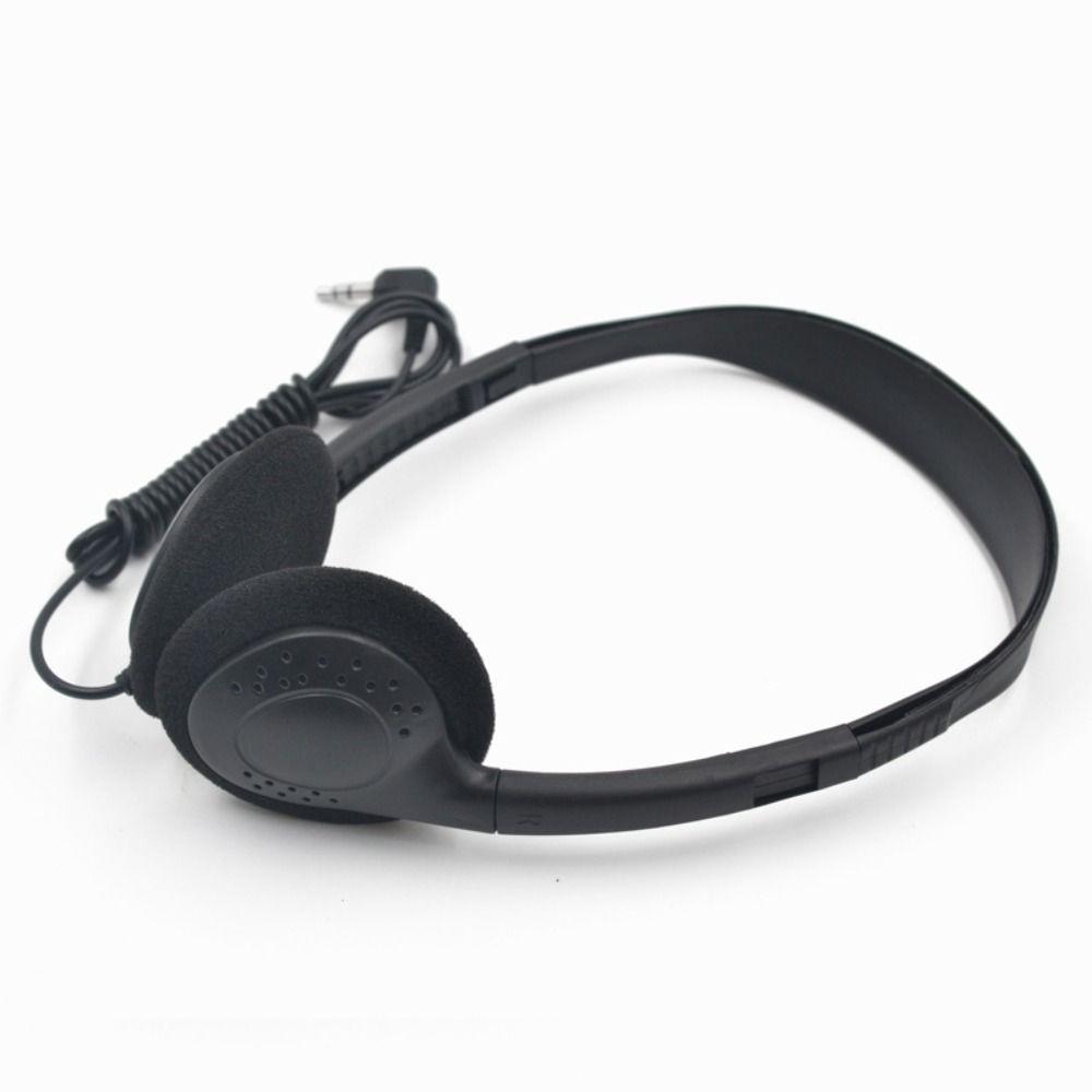 Wired Headworn Wired Headset Black Headphone Universal Headset Cellular Wired Headset  Gift