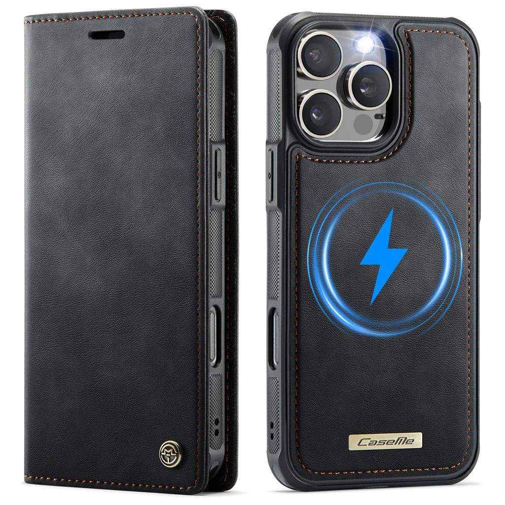 Detachable 2 in 1 Leather Case for iPhone 16 Pro Max 15 Plus 14 13 12 11 Card Slot Stand Magnetic Flip Wallet Phone Cover Coque
