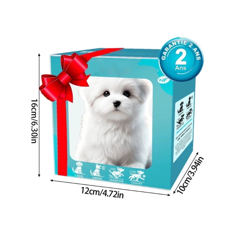 Робот-собака Мои реалистичные робо-щенки, которые ведут себя как настоящие собаки, ходят, лают, виляют хвостом, интерактивная плюшевая собака