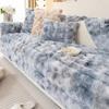 Thicken Rabbit Plush Sofa Towel Warm Winter Corner Sofa Cover Non-slip Couch Slipcovers Sofas Towel for Living Room Modern Decor