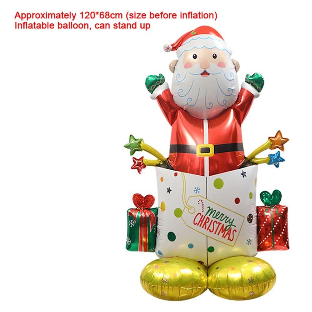 Алюминиевая пленка большой надувной воздушный шар реквизит для вечеринки Санта-Клаус воздушные шары Хэллоуин