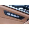 Silver ABS Seat Memory Button Switch Sticker Trim For BMW 5 Series G30 2018-