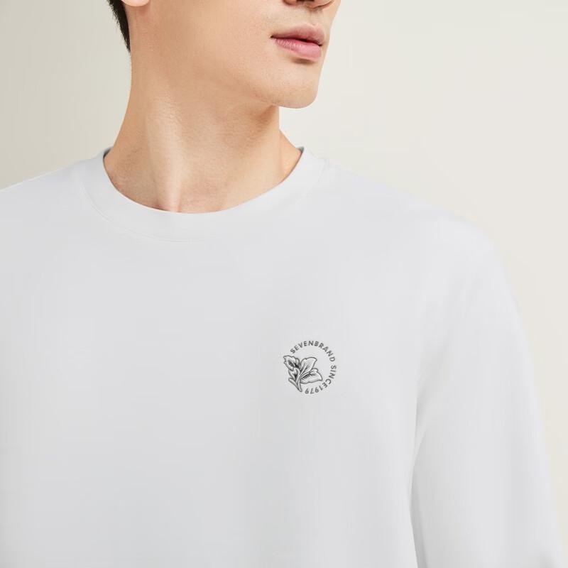 Qipai Men's Modal Blend Round Neck Sweatshirt