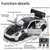 1:24 911 GT3 RS Cayenne S Модели Игрушки Литой Сплав Спортивный Автомобиль Двери Открываются Звук Свет Оттянуть Назад Транспортные Средства Детские Праздничные Подарки